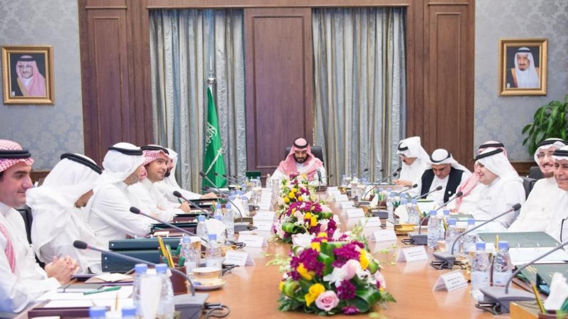 الأمير محمد بن سلمان مع مجلس الشؤون الاقتصادية