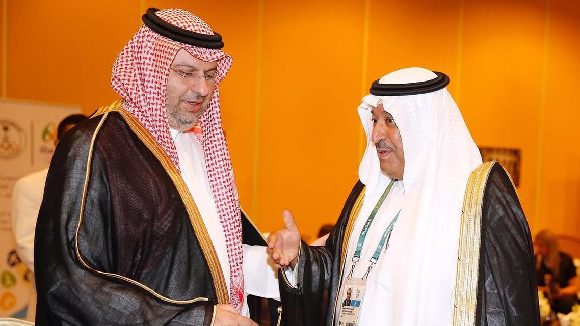 عبدالله بن مساعد ونواف بن محمد