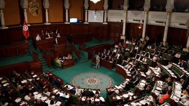 Tunisia's Prime Minister designate Youssef Chahed speaks at the Assembly of People's Representatives in Tunis, Tunisia August 26, 2016. REUTERS