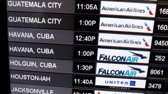 US transport chief in Cuba for first regular commercial flight
