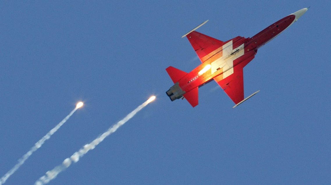 The suspected accident would be the latest in a string of crashes to befall the Swiss airforce. (AFP)