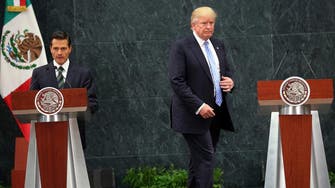 Trump meets Mexican leader, talks wall
