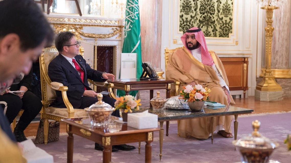 The signing of the MoUs was overseen in Tokyo by Saudi Deputy Crown Prince Mohammed bin Salman and Japanese Prime Minister Shinzo Abe. (SPA)