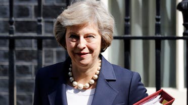 UK prime minister Theresa May  (AP)