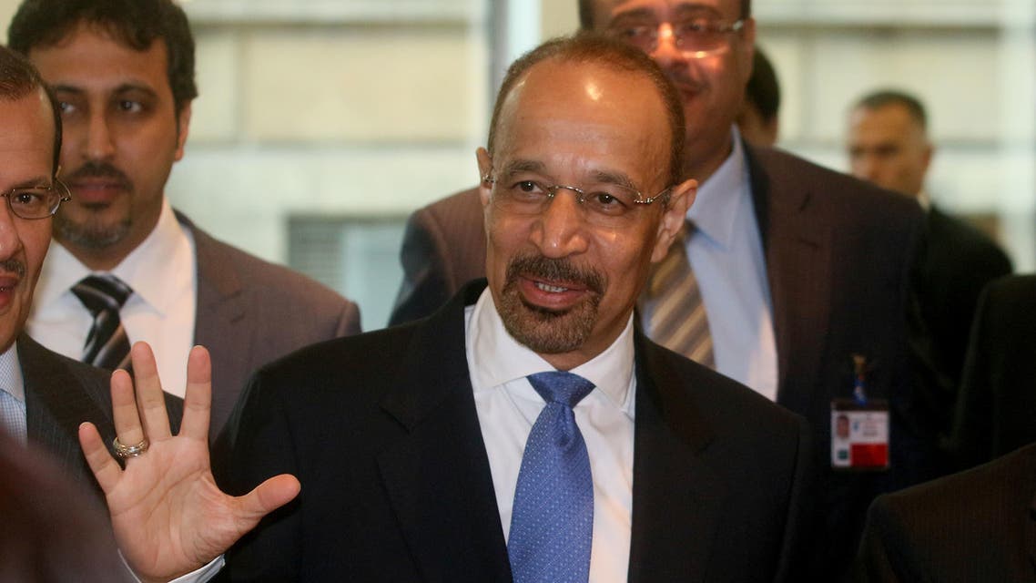 Khalid Al- Falih Minister of Energy. Industry and Mineral Resources of Saudi Arabia arrives prior to the start of a meeting of OPEC, at their headquarters in Vienna, Austria, Thursday, June 2, 2016. (AP)