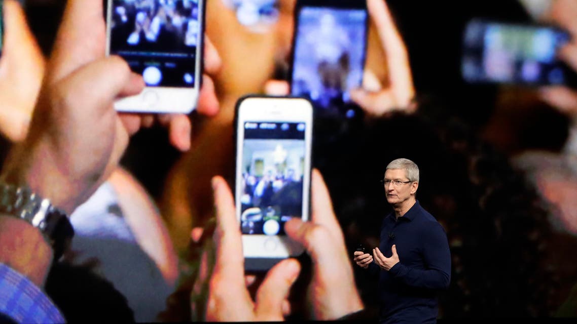 Apple CEO Tim Cook announces the new iPhone 7 during an event to announce new products Wednesday, Sept. 7, 2016, in San Francisco. (AP)