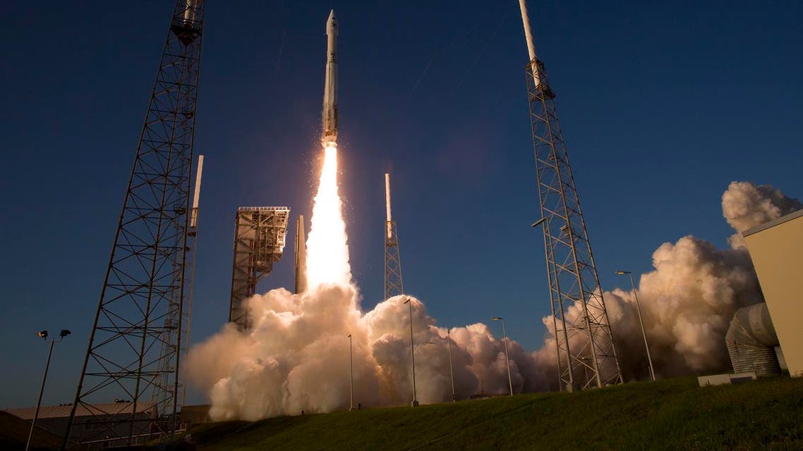 A United Launch Alliance Atlas V rocket carrying the Origins, Spectral Interpretation, Resource Identification, Security-Regolith Explorer (OSIRIS-REx) spacecraft lifts off from launch complex 41 at the Cape Canaveral Air Force Station. (AP)