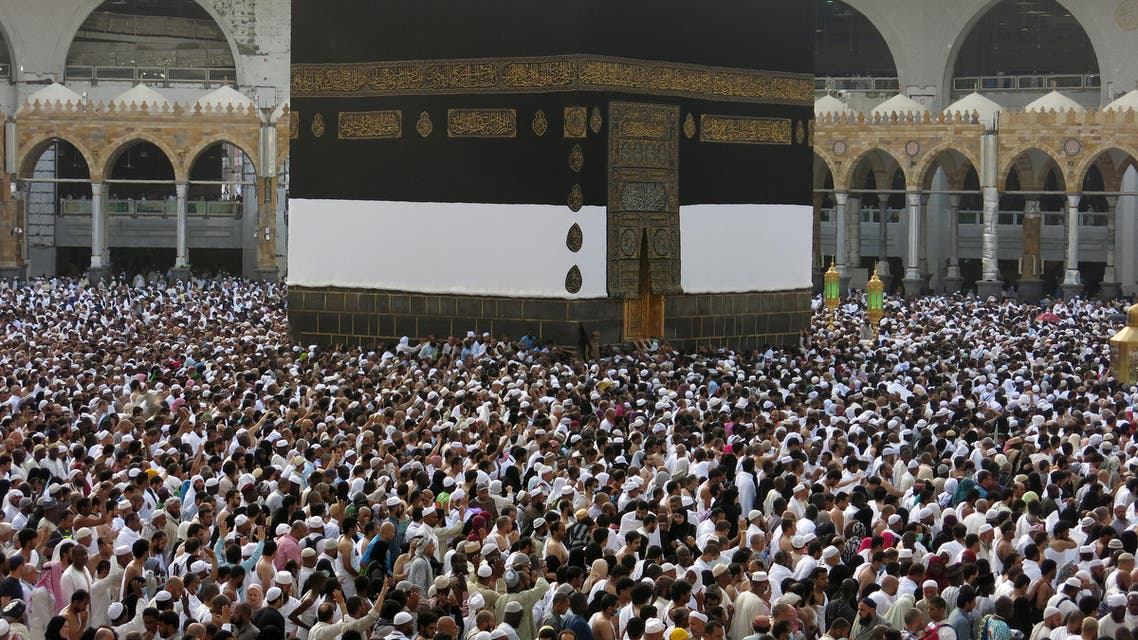 Sheikh Faisal Ghazzawi, Imam and Khateeb of the Grand Mosque, delivered the Friday sermon. (AFP)