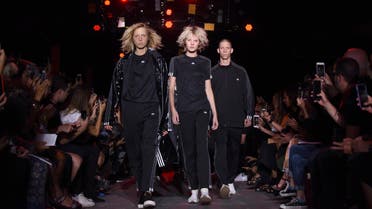The "Adidas Originals by Alexander Wang" collection is modeled during Fashion Week in New York, Saturday, Sept. 10, 2016. (AP