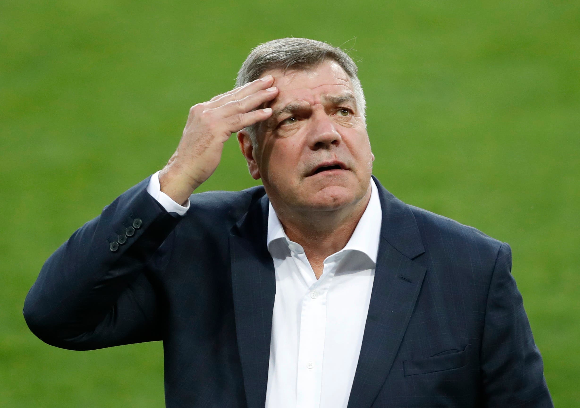 England manager Sam Allardyce during the stadium visit Action Images via Reuters