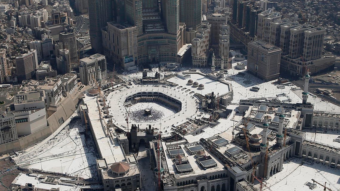 Bird's eye view of the pilgrimage