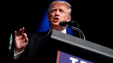 Republican presidential candidate Donald Trump speaks during a campaign rally, Tuesday, Sept. 13, 2016, in Clive, Iowa. A war of words over Donald Trump’s “deplorables” is intensifying as Republicans and Democrats fight to score political points over Hillary Clinton’s charge that millions of the New York billionaire’s supporters are racist, sexist and homophobic. (AP Photo/Evan Vucci)