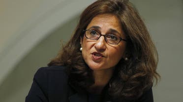 Bank of England Deputy Governor Minouche Shafik speaks during the bank's quarterly inflation report news conference at the Bank of England in London August 13, 2014. REUTERS/Suzanne Plunkett/File Photo