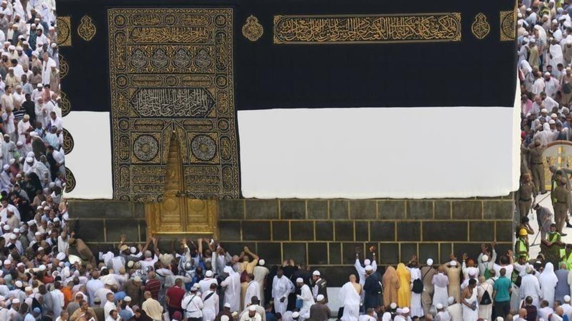 The pilgrims who were not in a rush remained in Mina to stone the devil and then proceeded to the Grand Mosque for Tawaf Al-Wada. (Reuters)