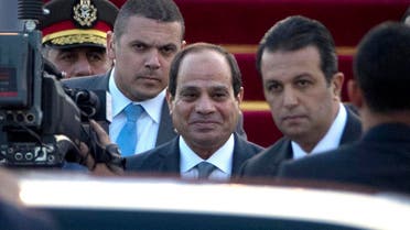 Egypt's President Abdel Fattah el-Sisi, center (File Photo: AP/Mark Schiefelbein)