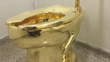 Guggenheim golden toilet AFP