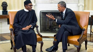 In this  July 20, 2015 file photo, President Barack Obama (right), meets with Nigerian President Muhammadu Buhari, in the Oval Office of the White House, in Washington. (AP)