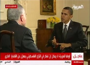 Al Arabiya was the first TV channel to interview US President Barack Obama upon his inauguration in 2009. (Al Arabiya)