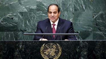 When President Abdel Fattah al-Sisi first took to the UN General Assembly (UNGA) two years ago, he promised to ‘build a new Egypt.’ (File photo: Reuters)
