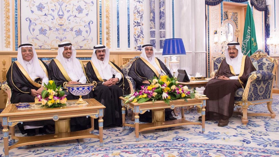 خادم الحرمين الشريفين والسفراء المعينون لدى عدد من الدول