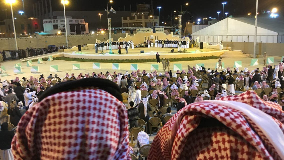 A performance at Jenadriyah, the annual cultural festival held outside of Riyadh.