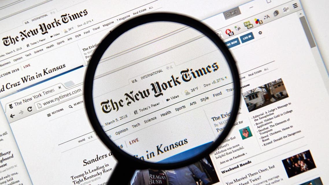 new york times newspaper shutterstock