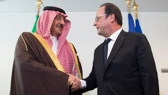 Saudi crown prince meets with France’s Hollande 