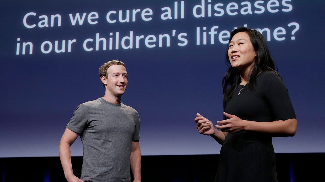 Zuckerberg and Priscilla Chan are committing $3 billion over the next 10 years to accelerate basic scientific research. (AP)