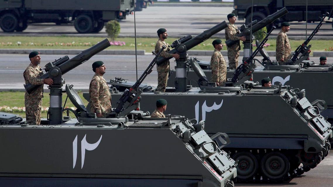 Pakistan's army troops take part in a military parade to mark Pakistan's Republic Day in Islamabad, Pakistan (File Photo: AP/Anjum Naveed)