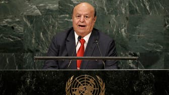 Yemen president vows at UN to ‘extract Yemen from claws of Iran’