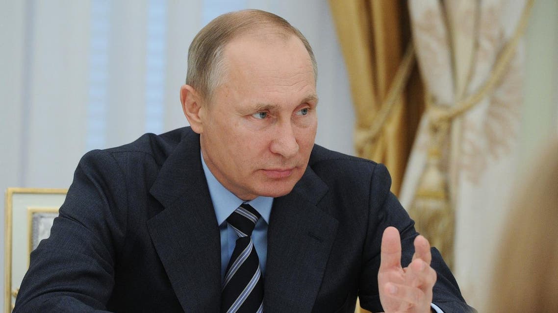 Russian President Vladimir Putin speaks in the Kremlin in Moscow, Russia on Sept. 23, 2016. (AP)