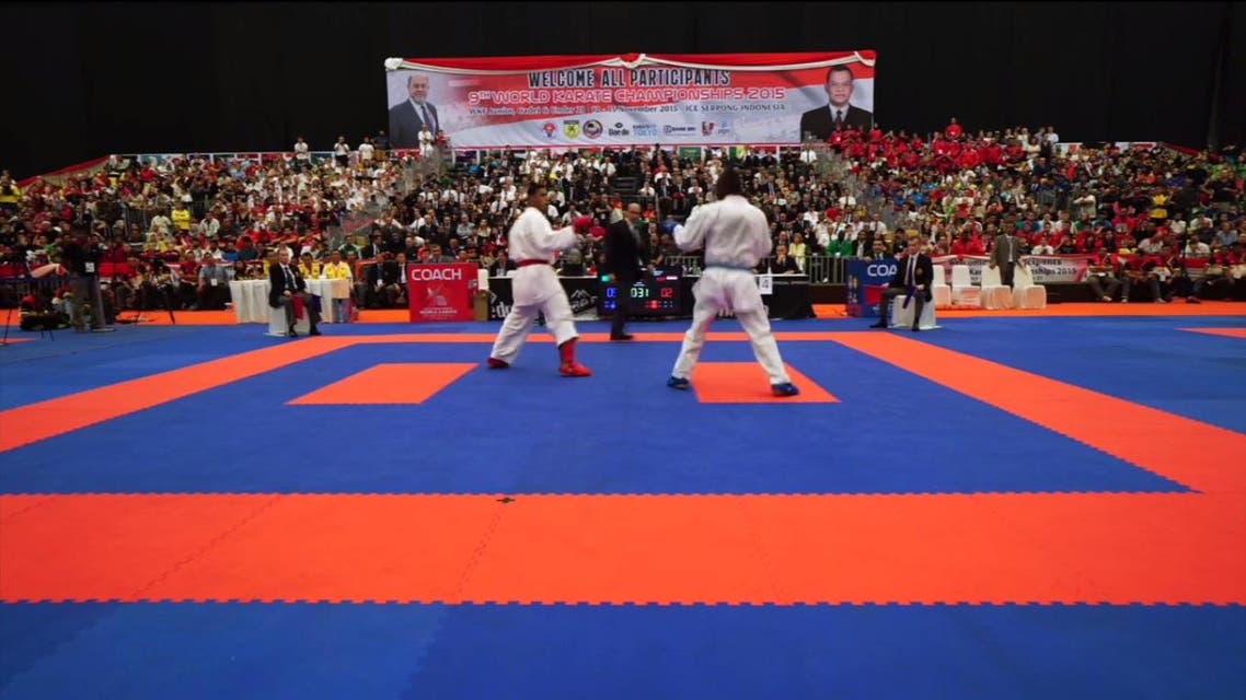 Tareq Hamidi won the gold medal of the World Championship held in Indonesia last year. (SPA)