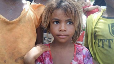 Starving families receive aid in Yemen’s Hudaydah 