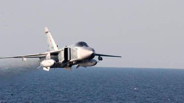In this Tuesday, April 12, 2016 file photo provided by the U.S. Navy, a Russian Sukhoi Su-24 attack aircraft makes a low altitude pass by the USS Donald Cook in the Baltic Sea. AP