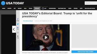 Do not vote for ‘demagogue’ Trump, USA Today tells its readers
