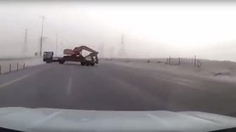 Watch: Saudi family narrowly escapes fatal car accident