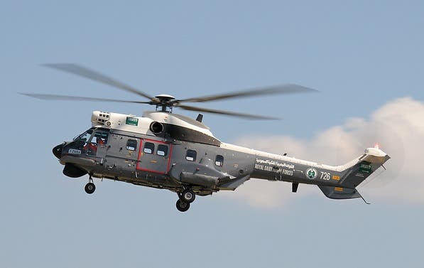 هليكوبتر سعودية من طراز AS 332