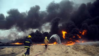 Iraqi Qayyara oil keeps burning six weeks after ouster of ISIS