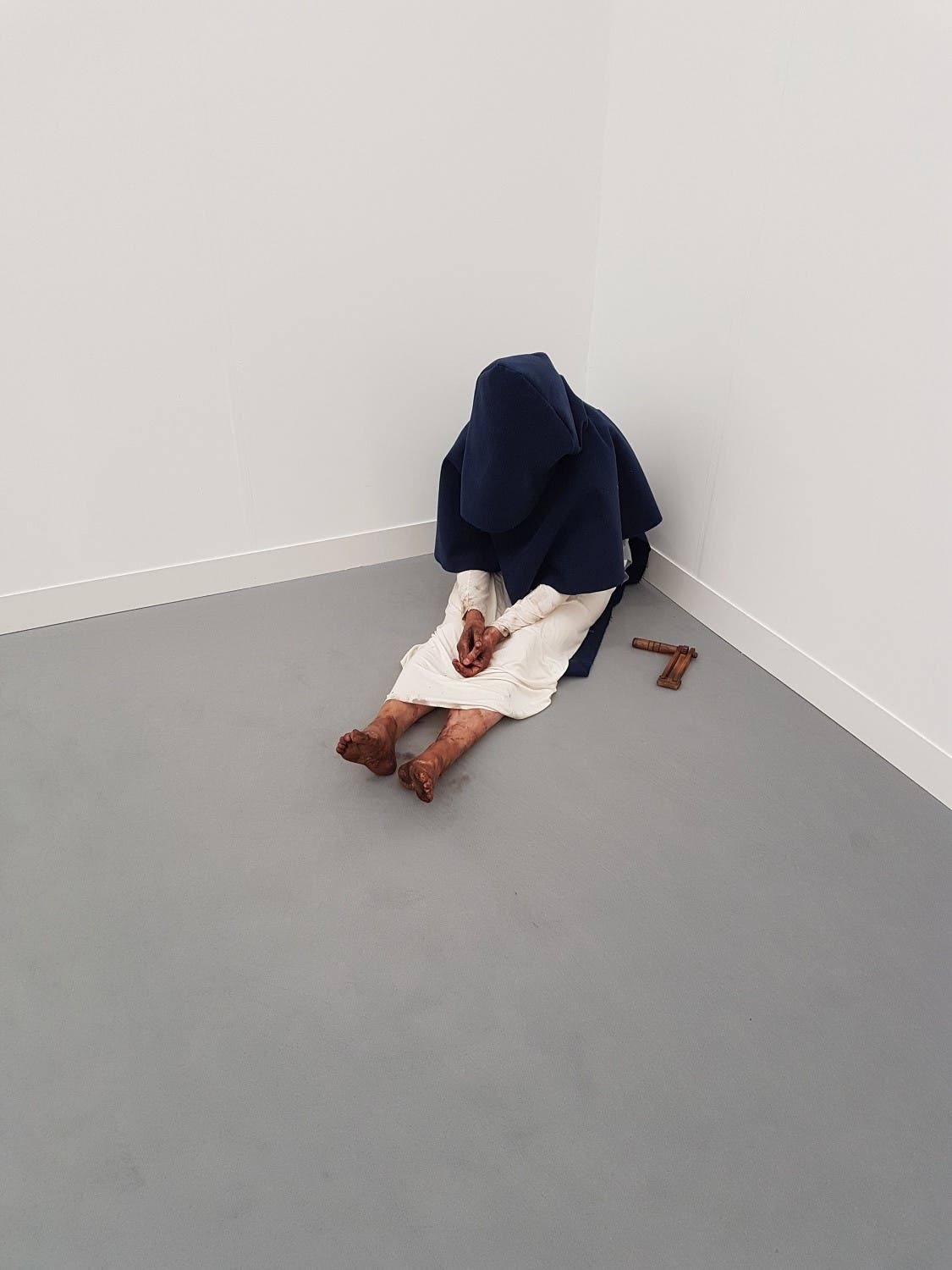 “Characters to be reactivated” (1991-1995) by Pierre Joseph at the Air de Paris gallery booth. (Saffiya Ansari/ Al Arabiya English)