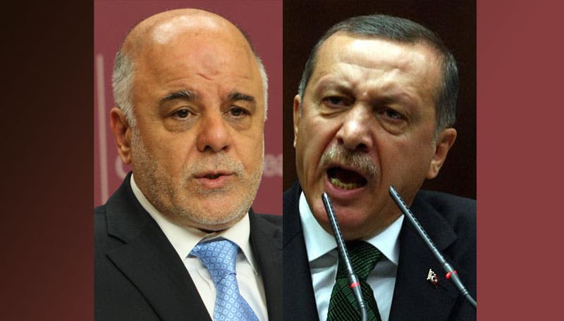رجب طيب أردوغان وحيدر العبادي