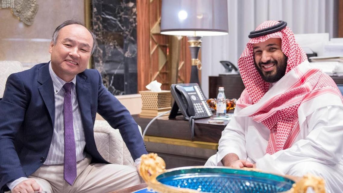 Masayoshi Son, Chairman & CEO of SoftBank and Saudi Arabian Deputy Crown Prince Mohammed bin Salman (Photo: Saudi Press Agency)
