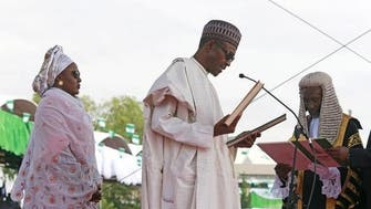 Nigeria’s president says wife ‘belongs to my kitchen’