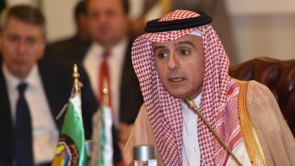 Jubeir said the Kingdom was being very careful to abide by humanitarian law in the Yemen conflict. (AFP)