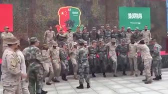 Watch: Saudi and Chinese soldiers dance to Arabic music