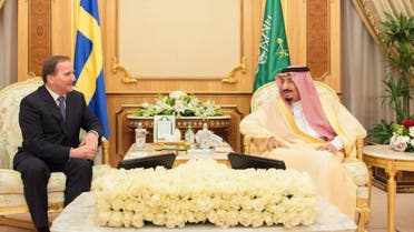 saudi king sweden prime spa