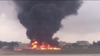 Plane crashes after takeoff in Malta, killing all five on board