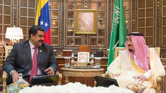 Saudi king receives Venezuela’s president at his palace