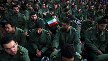 Members of the revolutionary guard attend the anniversary ceremony of Iran's Islamic Revolution. (File photo: Reuters)