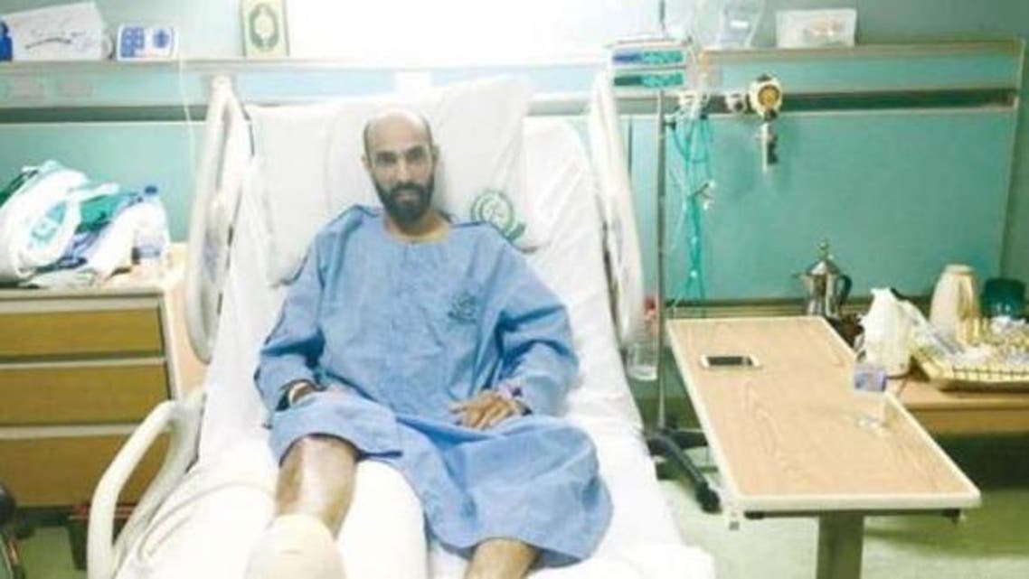 The story of a Saudi captain lost a leg in a mine field