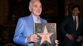 Charles Aznavour gets honorary Hollywood Star plaque